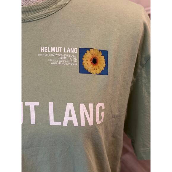 Helmut Lang Photo Logo T-Shirt Men's Size Medium - Picture 4 of 6